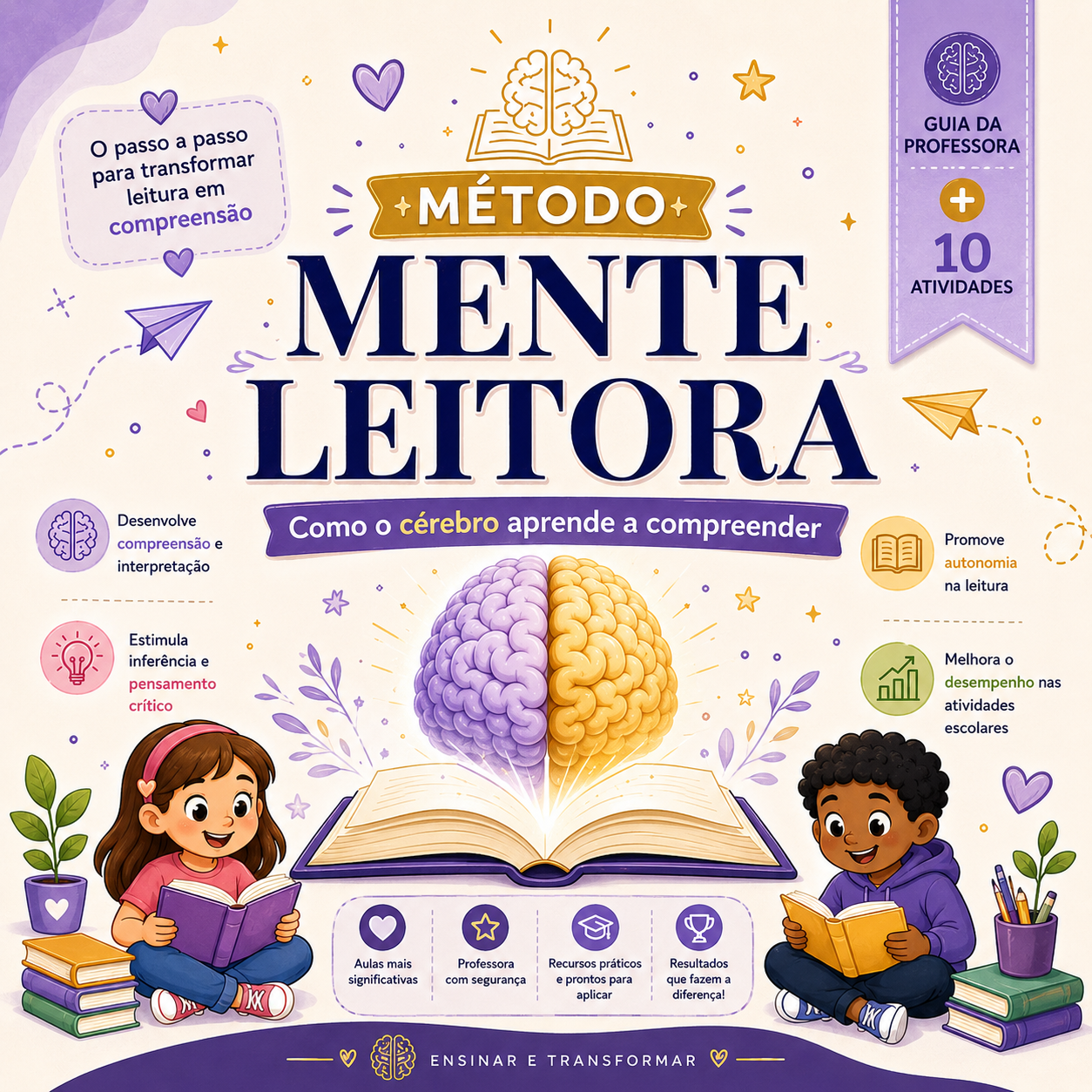 Método Mente Leitora — 10 Atividades para Desenvolver a Compreensão Leitora
